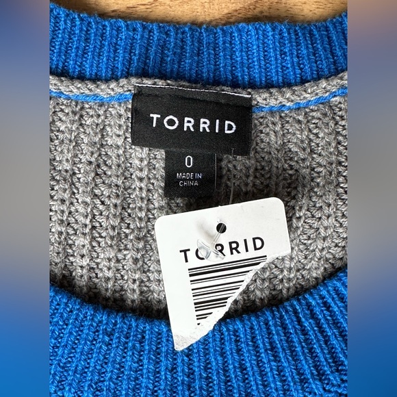 NEW Torrid Pullover Drop Shoulder Sweater size 0 / Large 12 - Picture 6 of 10